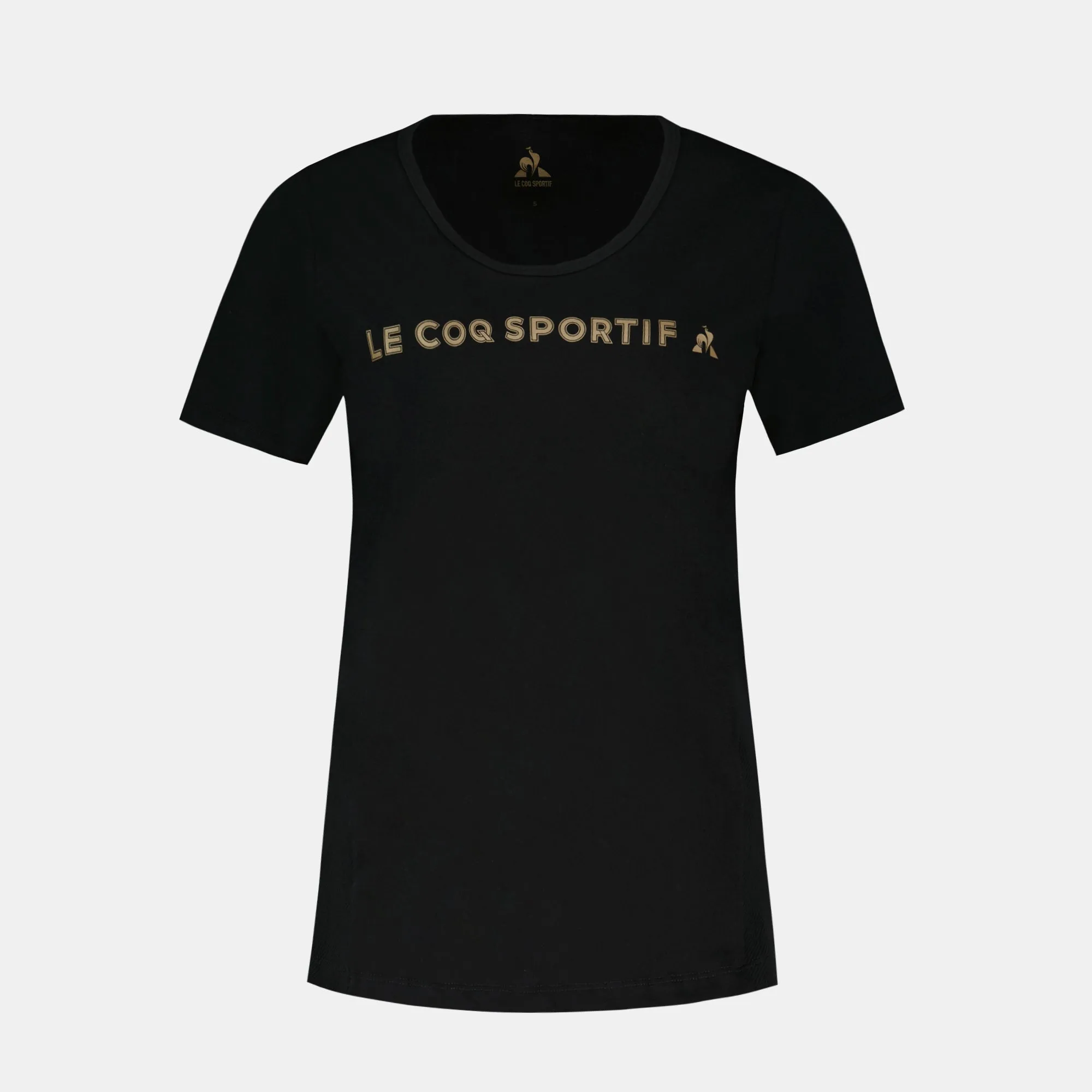 2510156-NOEL SP Tee SS N°1 W black | T-shirt Femme sold by Le Coq Sportif