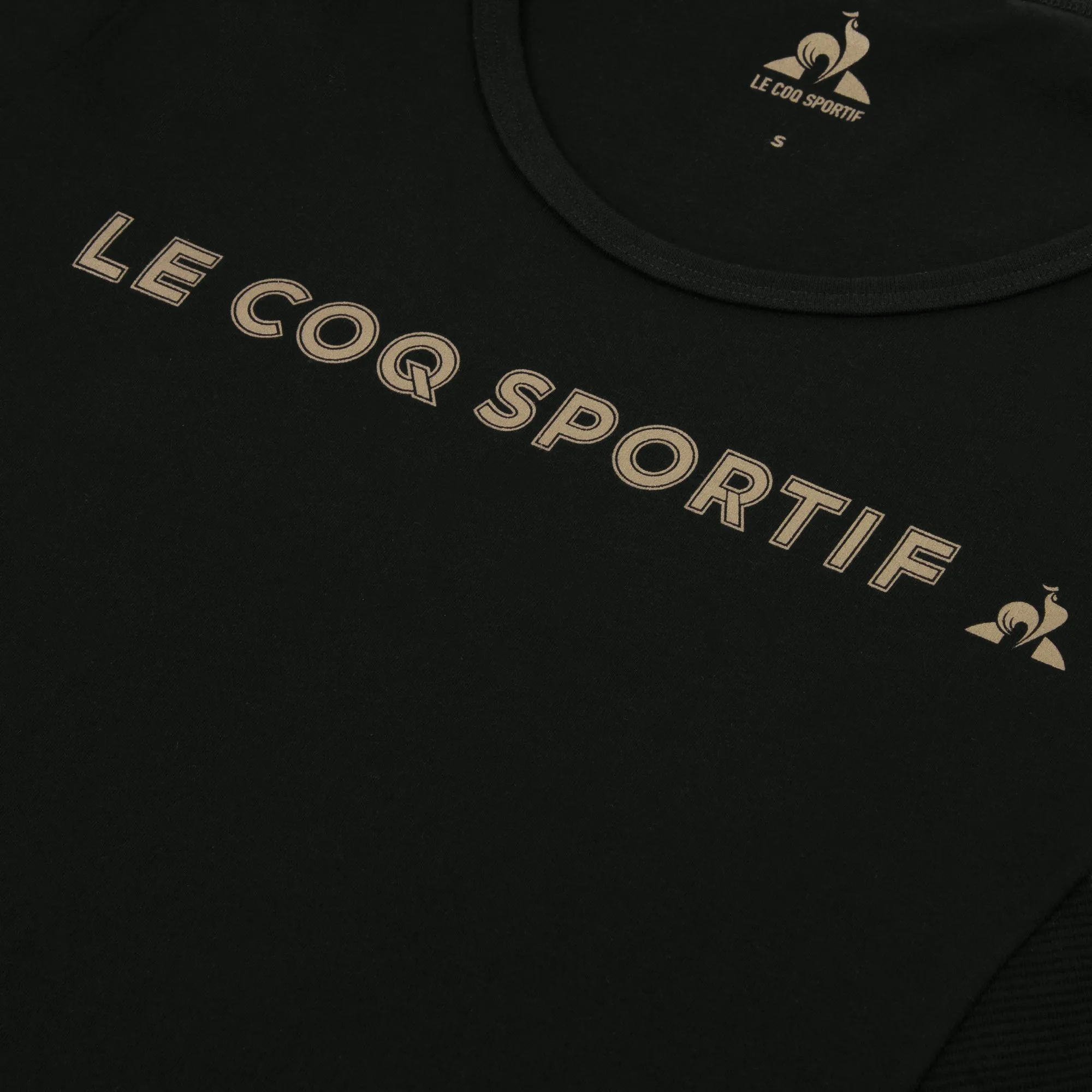 2510156-NOEL SP Tee SS N°1 W black | T-shirt Femme sold by Le Coq Sportif product image thumbnail 4