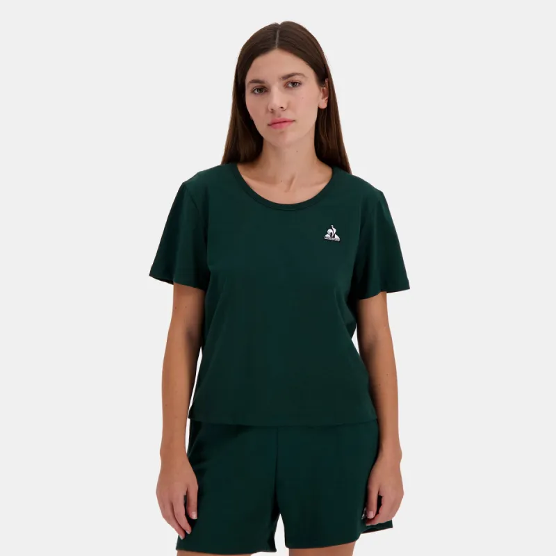 2510072-CONTEMPORAIN SP Tee SS N°1 W scarab | T-shirt Femme sold by Le Coq Sportif