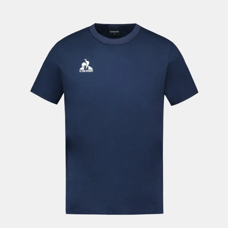 2421677-PRESENTATION Tee SS N°1 M dress blues | T-shirt Homme sold by Le Coq Sportif
