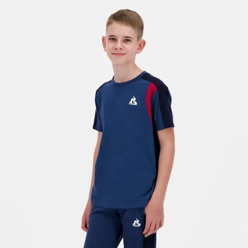 2510137-TRI Tee SS N°1 Enfant insignia blue | T-shirt Enfant sold by Le Coq Sportif