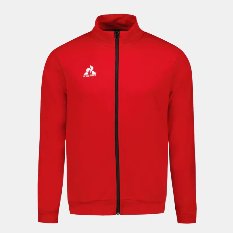 2421659-TRAINING FZ Sweat N°1 M pur rouge | Sweat zippé Homme sold by Le Coq Sportif