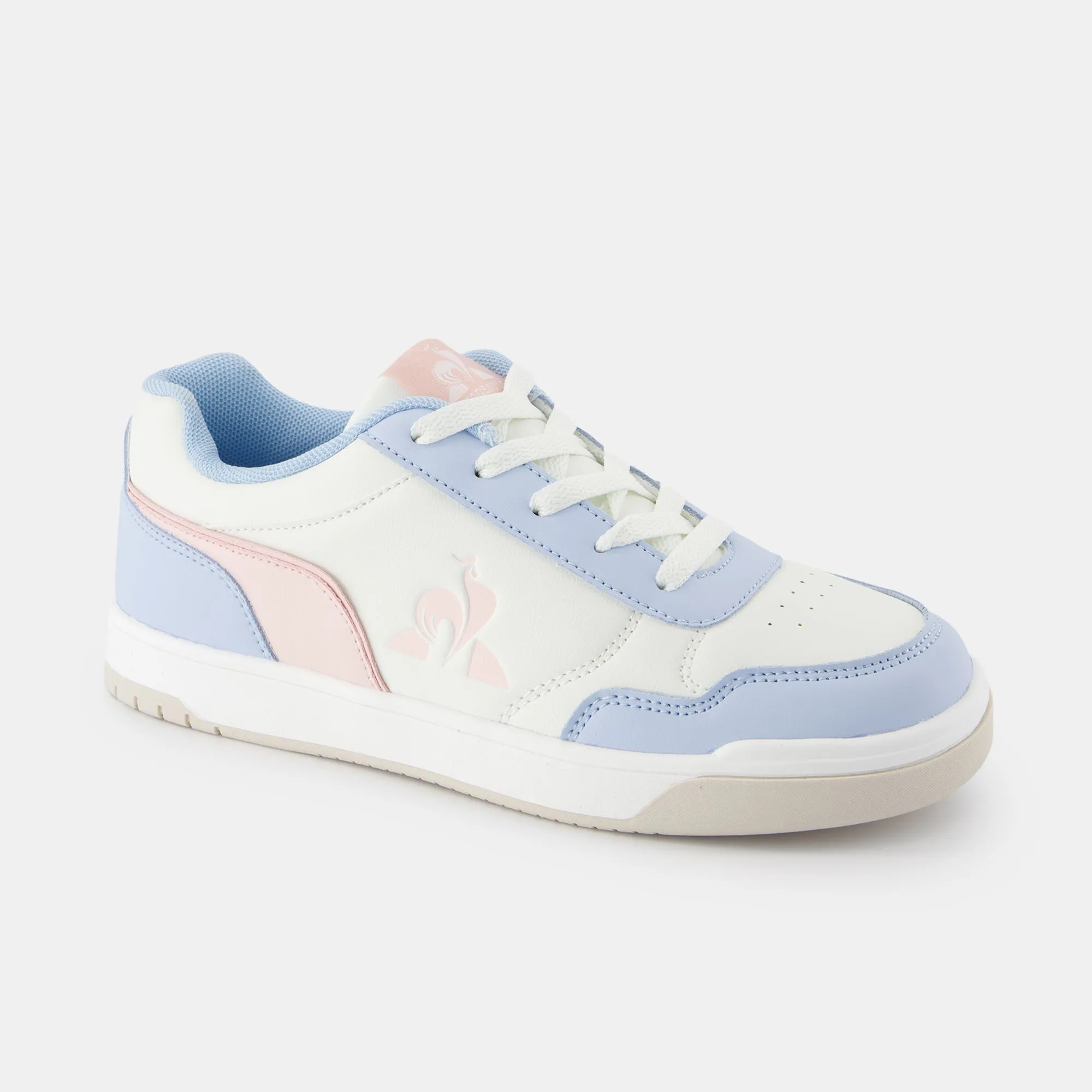 2510461-LCS COURT BREAKER GIRL GS optical white/ | Chaussures bleu et rose pastel COURT BREAKER ado sold by Le Coq Sportif product image thumbnail 2