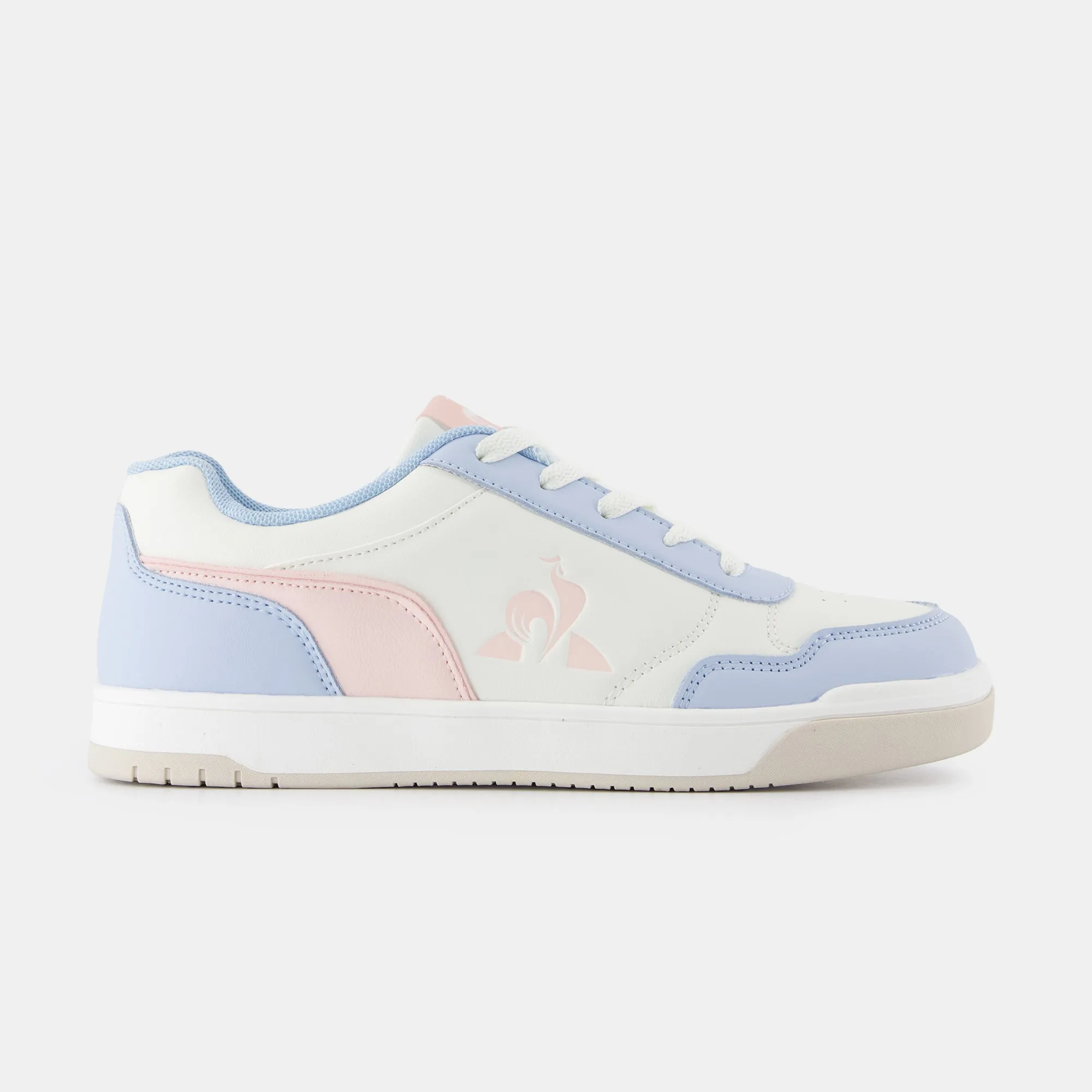 2510461-LCS COURT BREAKER GIRL GS optical white/ | Chaussures bleu et rose pastel COURT BREAKER ado sold by Le Coq Sportif