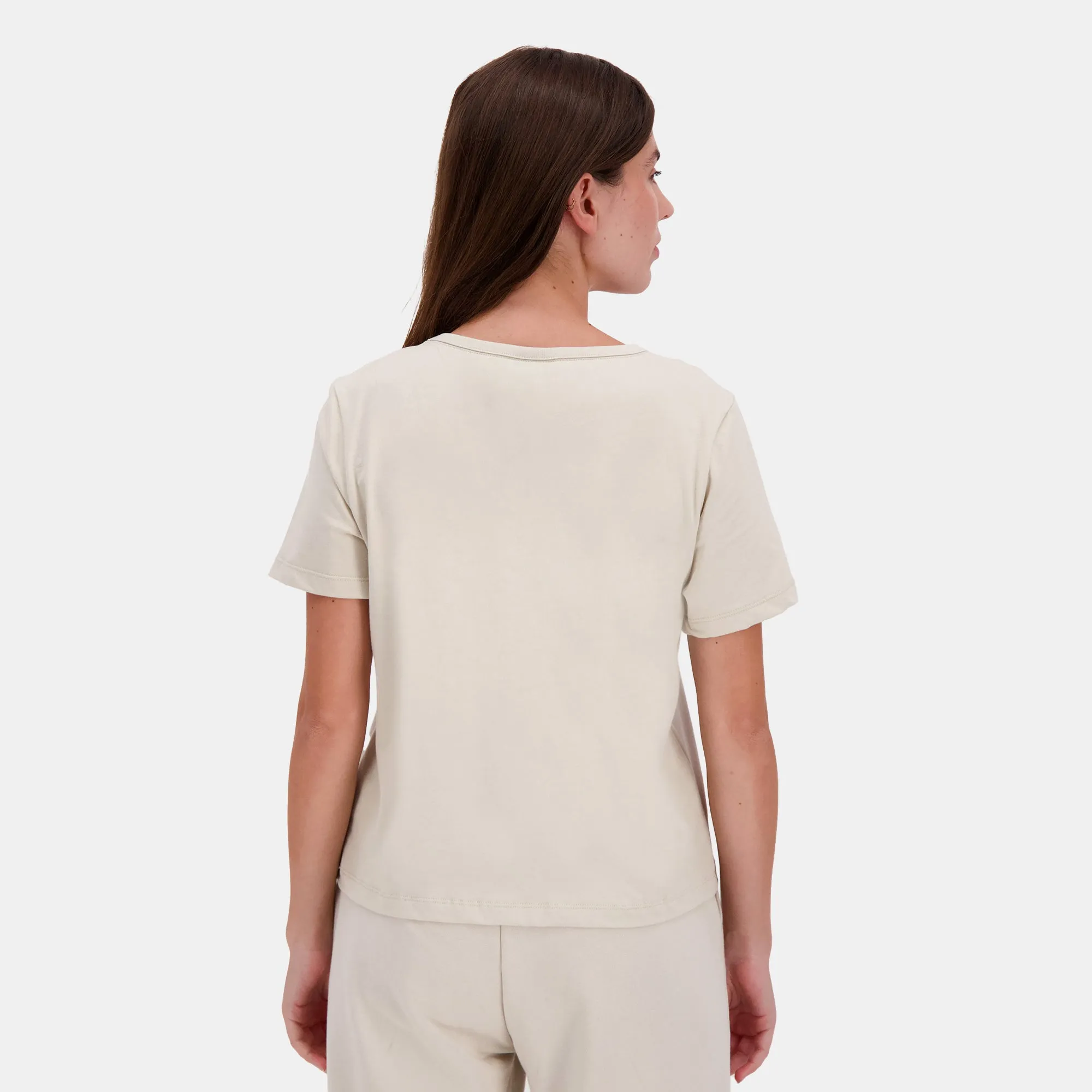 2510071-CONTEMPORAIN SP Tee SS N°1 W peyote | T-shirt Femme sold by Le Coq Sportif product image thumbnail 2