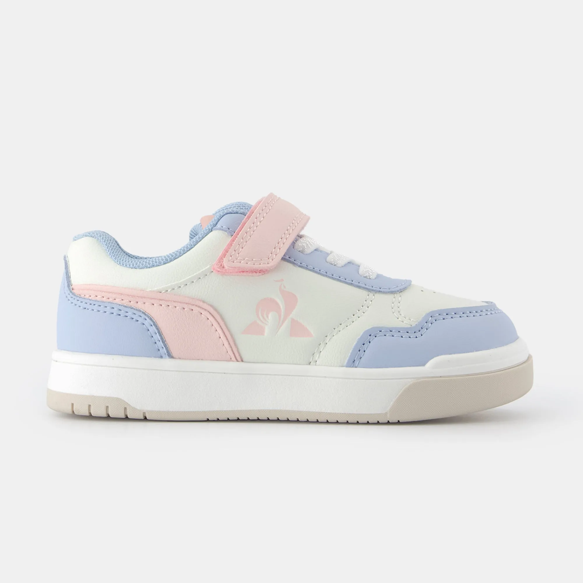 2510469-LCS COURT BREAKER GIRL INF optical white | Chaussures couleurs pastel COURT BREAKER bébé sold by Le Coq Sportif