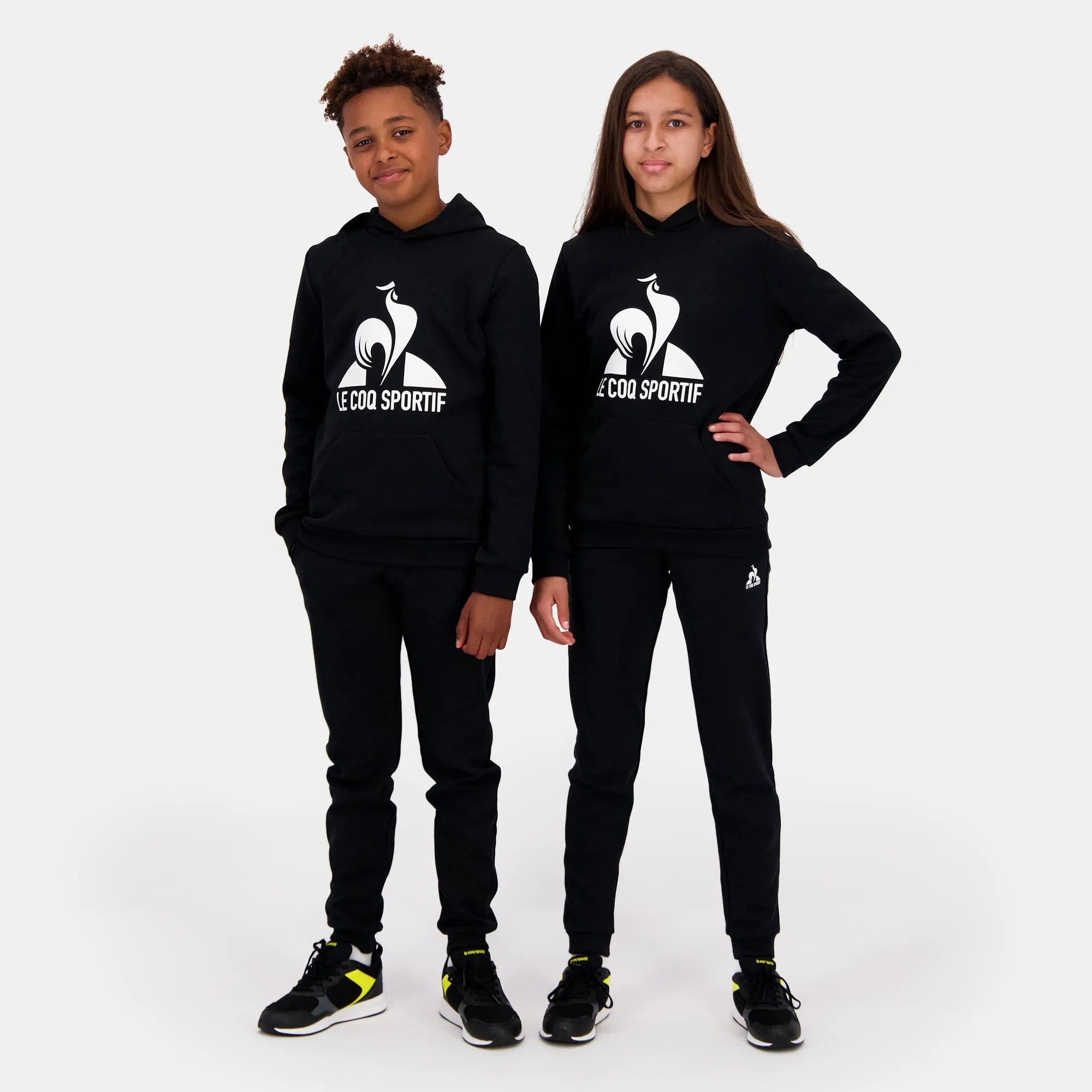 2422588-ESS Hoody N°3 Enfant black | Sweat à capuche Enfant sold by Le Coq Sportif product image thumbnail 2