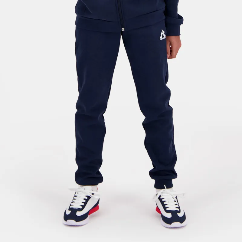 2320670-ESS Pant Slim N°1 Enfant dress blues | Pantalon Slim bleu marine Enfant sold by Le Coq Sportif