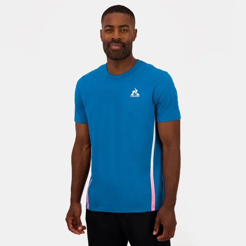 2510662-BAT SP Tee SS N°2 M blue sapphire | T-shirt Homme sold by Le Coq Sportif