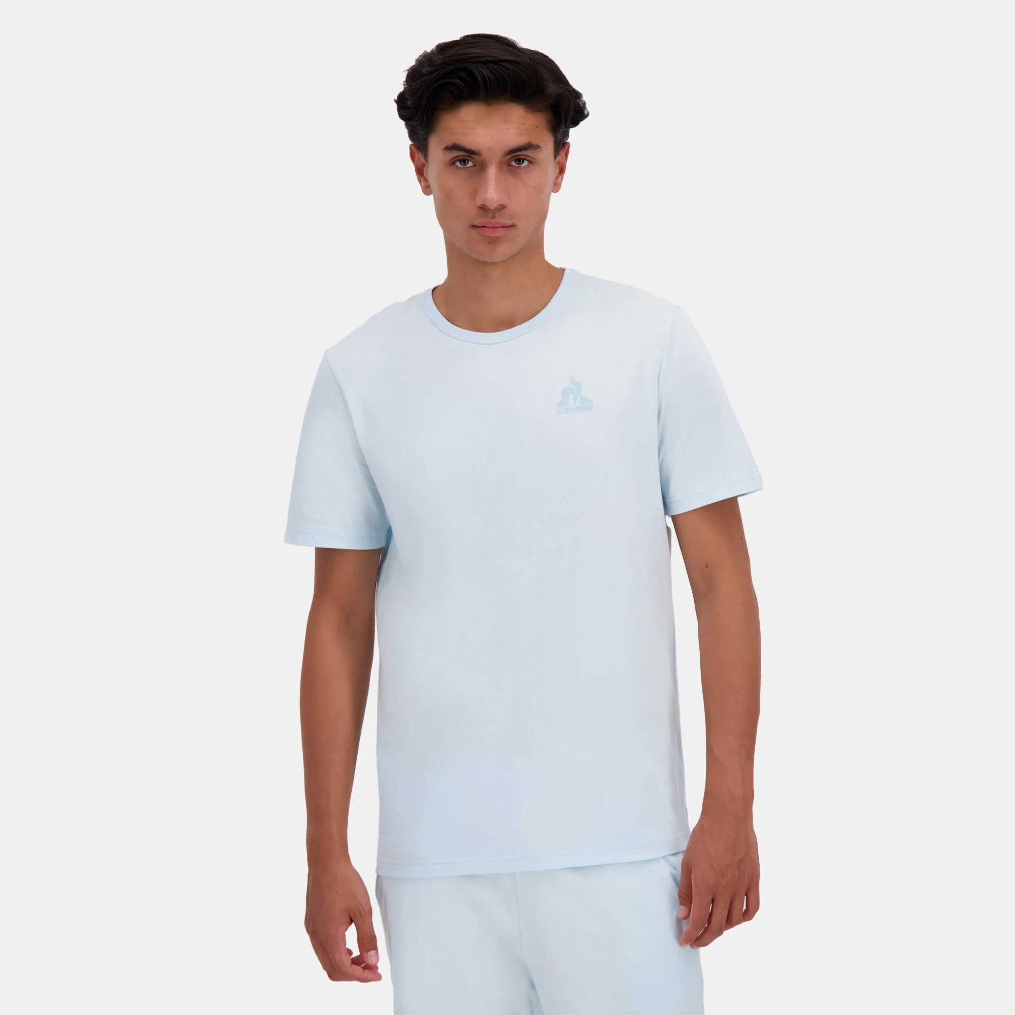 2510631-MONOCHROME Tee SS N°3 M quiet tide | T-shirt Homme sold by Le Coq Sportif