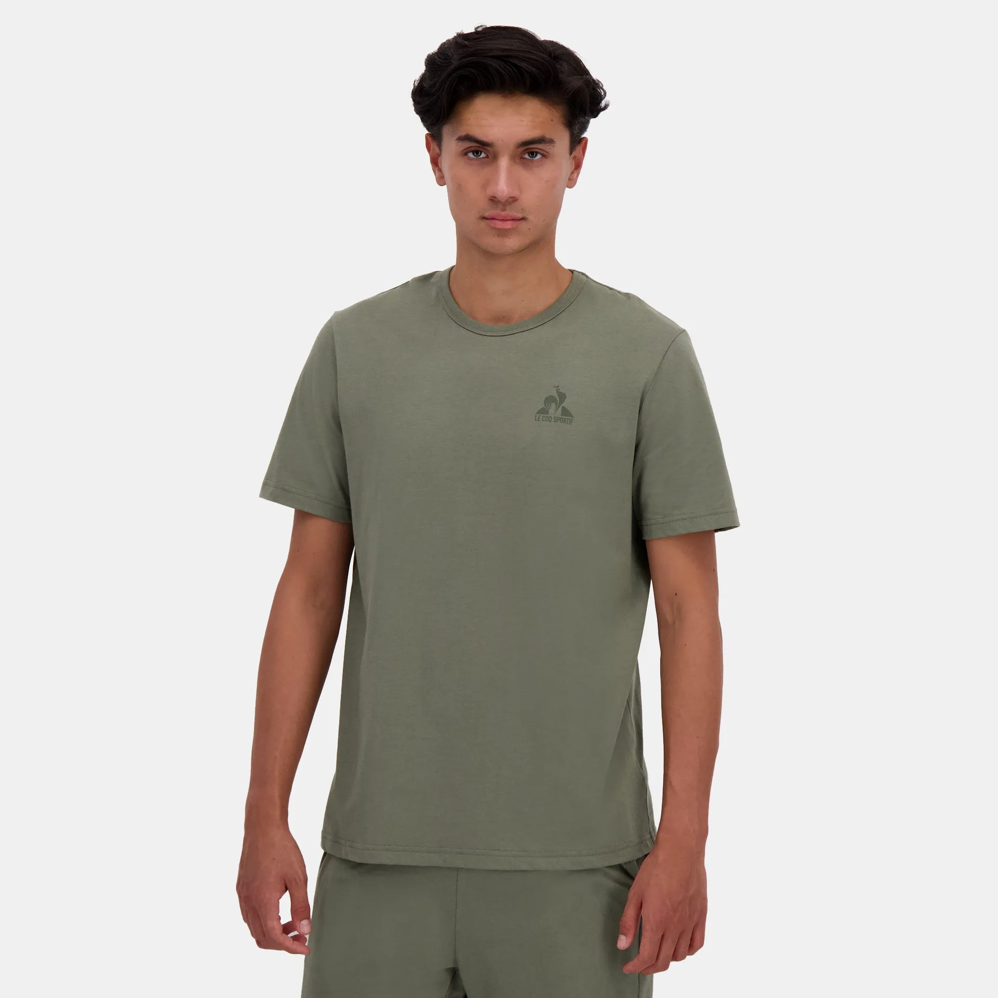 2510628-MONOCHROME Tee SS N°3 M tea leaf | T-shirt Homme sold by Le Coq Sportif