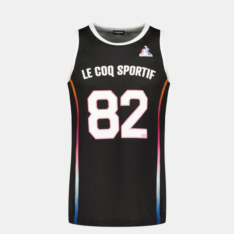 2510931-CONTEMPORAIN BASKET Déb. N°3 M black | Débardeur Homme sold by Le Coq Sportif