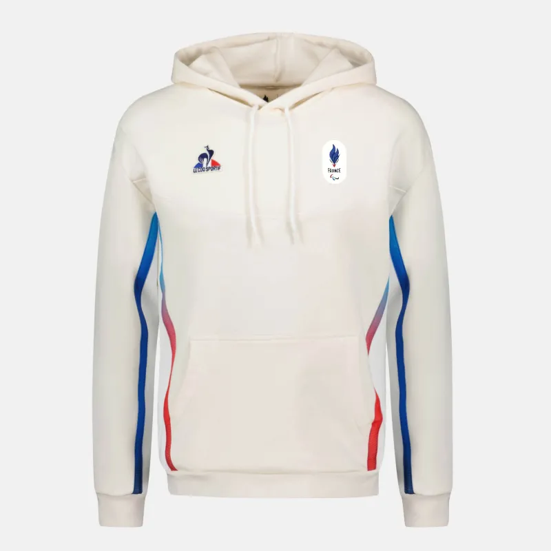 2423937-EFRP 24 Hoody N°2 M écru | Sweat à capuche Unisexe sold by Le Coq Sportif