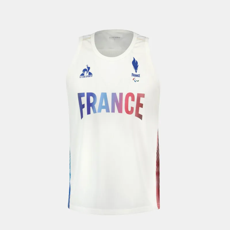 2421297-P TRAINING Débardeur Loose N°1 M marshma | Débardeur Homme sold by Le Coq Sportif