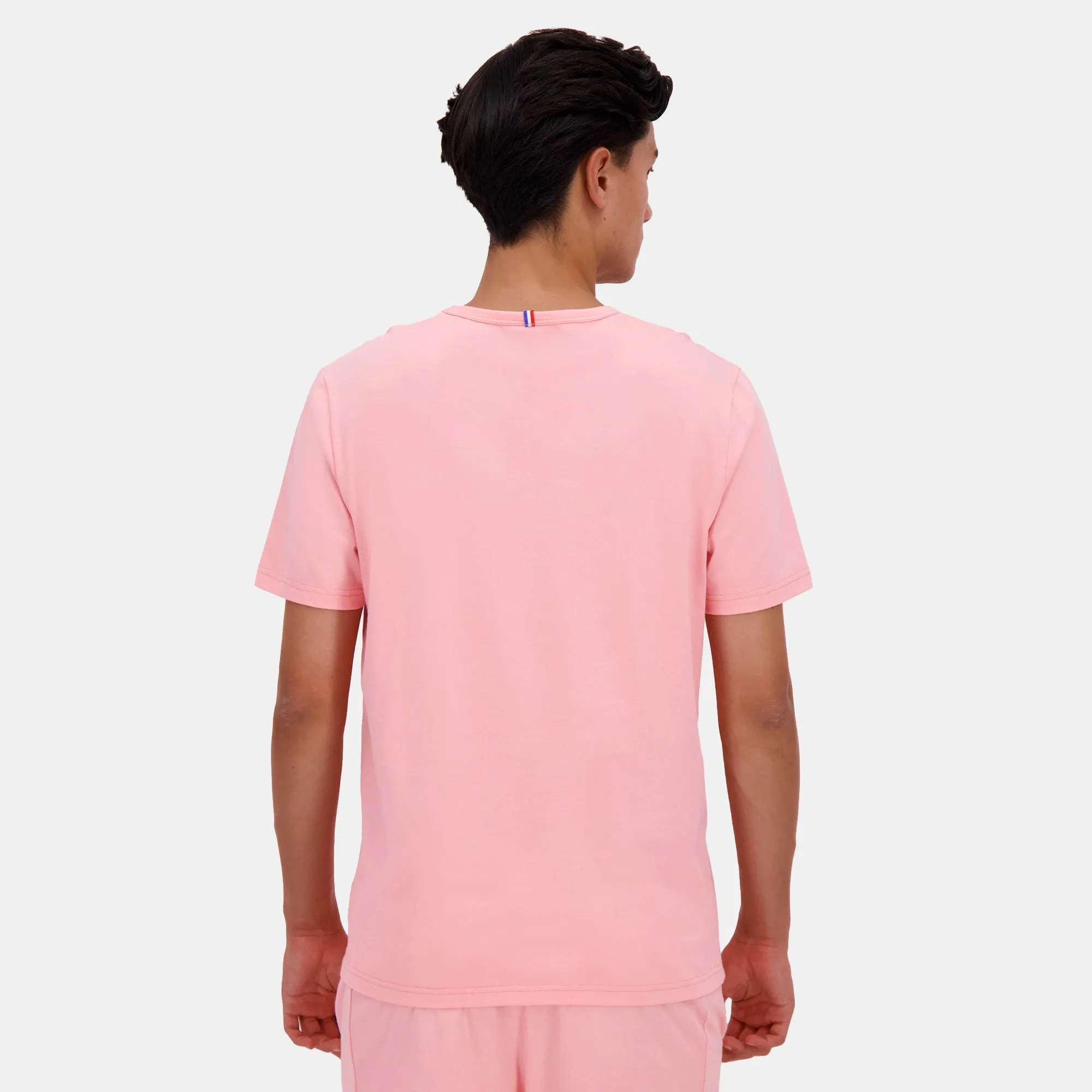 2510630-MONOCHROME Tee SS N°3 M pink icing | T-shirt Homme sold by Le Coq Sportif product image thumbnail 2