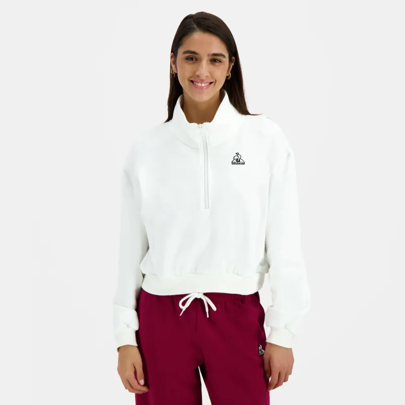 2510084-HERITAGE SP Halfzip N°1 W marshmallow | Sweat Femme sold by Le Coq Sportif