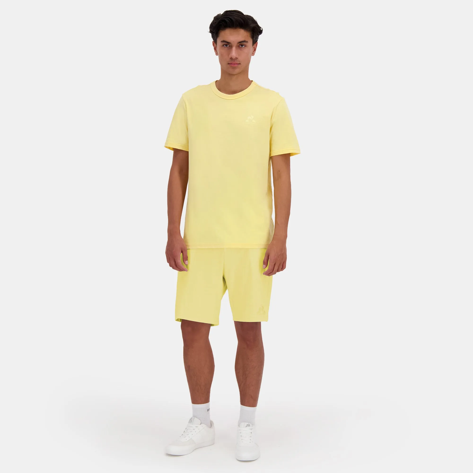 2510629-MONOCHROME Tee SS N°3 M jaune 83 | T-shirt Homme sold by Le Coq Sportif product image thumbnail 3