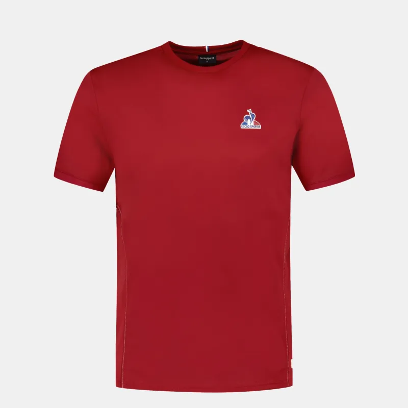 2510522-TRI LF Tee SS N°1 M savvy red | T-shirt Homme sold by Le Coq Sportif