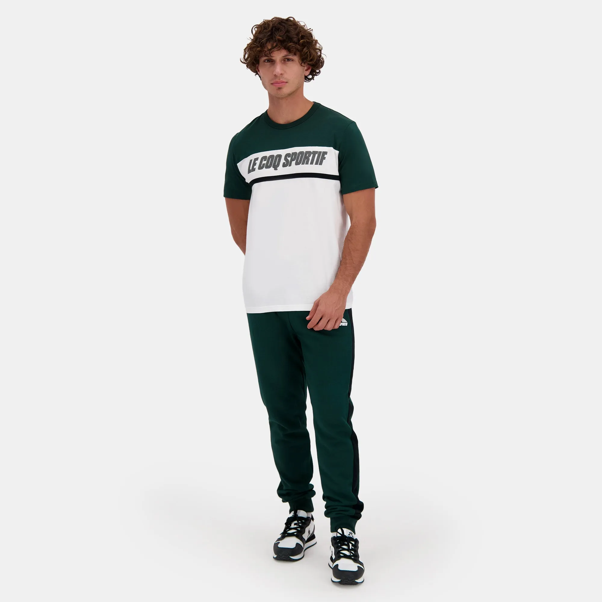 2510041-CONTEMPORAIN SP Tee SS N°1 M scarab/n.o. | T-shirt Homme sold by Le Coq Sportif product image thumbnail 3