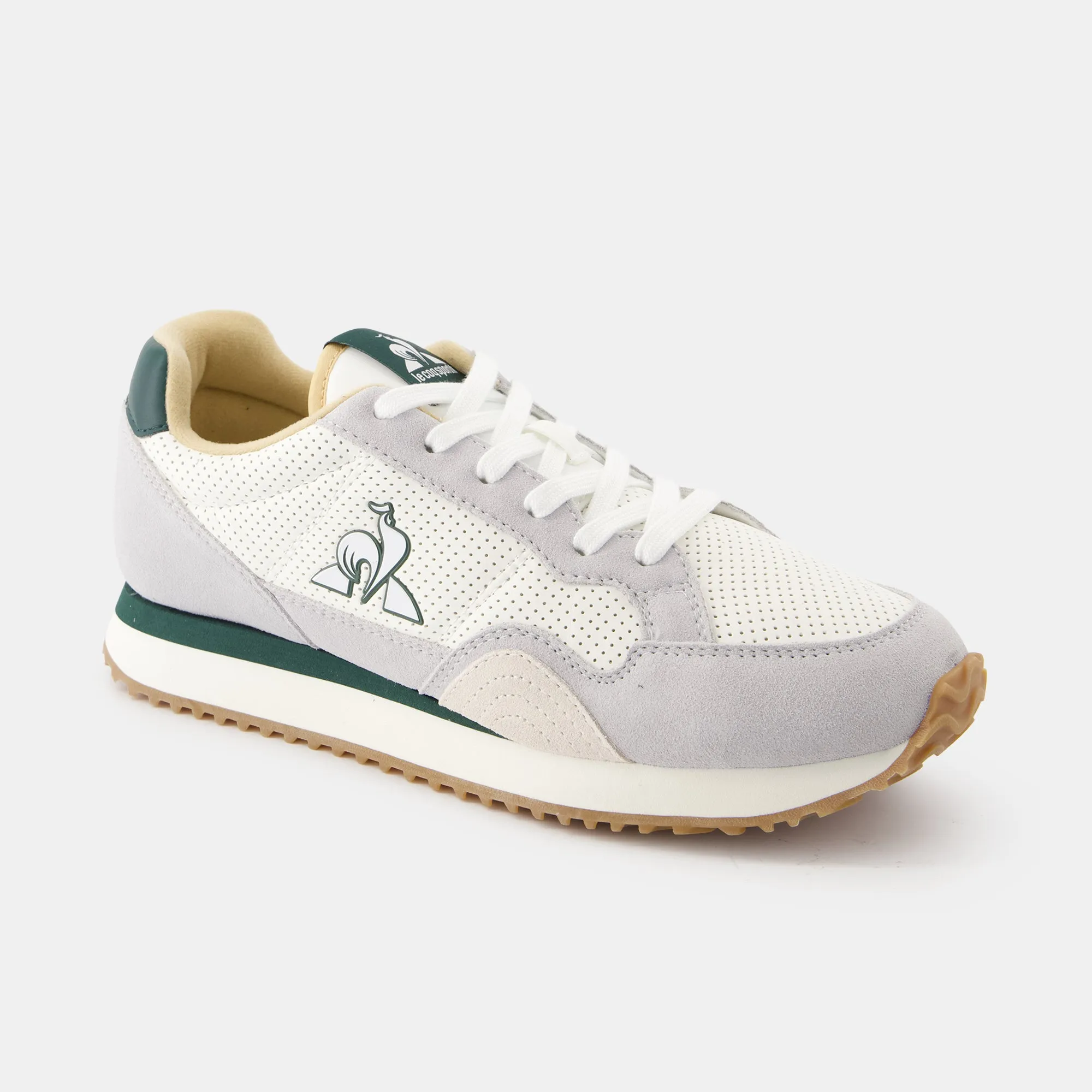 2422892-JET STAR_2 optical white/trekking green | Chaussures JET STAR_2 Unisexe sold by Le Coq Sportif product image thumbnail 2