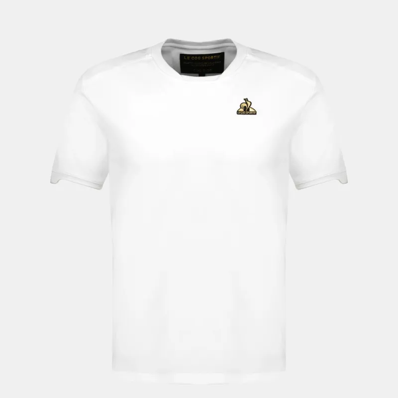 2510211-COQ D'OR Tee SS N°1 M new optical white | T-shirt Homme sold by Le Coq Sportif
