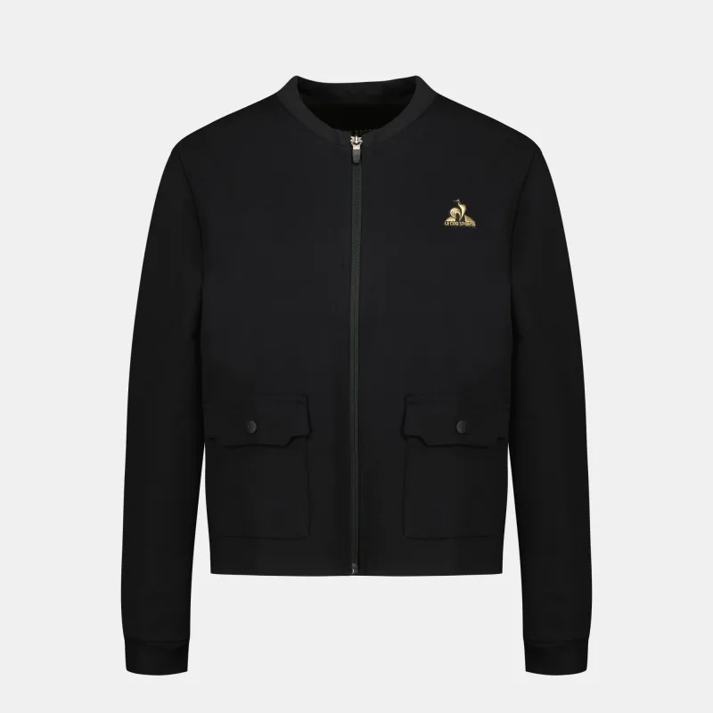 2510308-COQ D'OR FZ Sweat N°1 W black | Sweat Femme sold by Le Coq Sportif