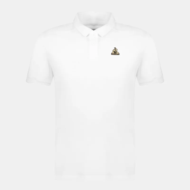2510822-COQ D'OR Polo SS N°3 M new optical white | Polo Homme sold by Le Coq Sportif