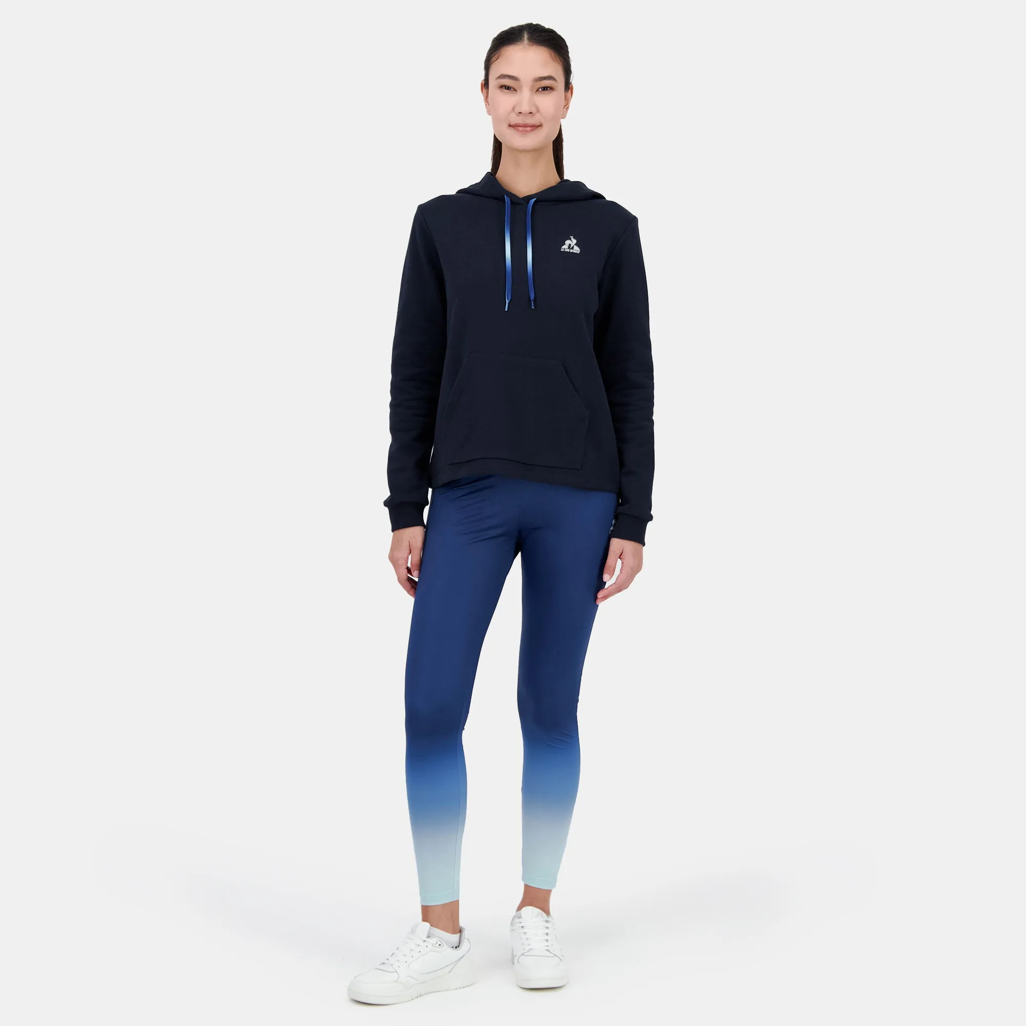2520654-SUMMER LF Hoody N°1 W sky captain | Sweat à capuche Femme sold by Le Coq Sportif product image thumbnail 5