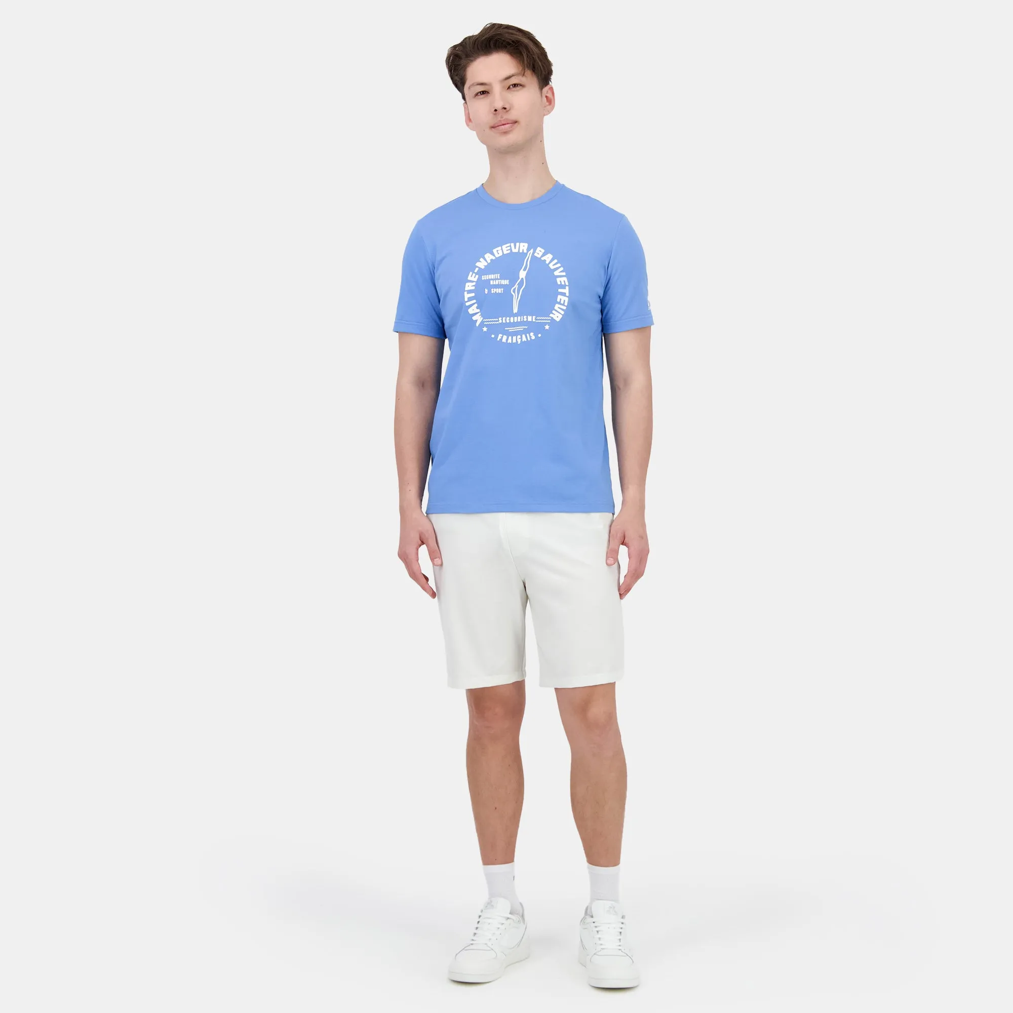 2520649-SUMMER LF Tee SS N°1 M pacific coast | T-shirt Homme sold by Le Coq Sportif product image thumbnail 5