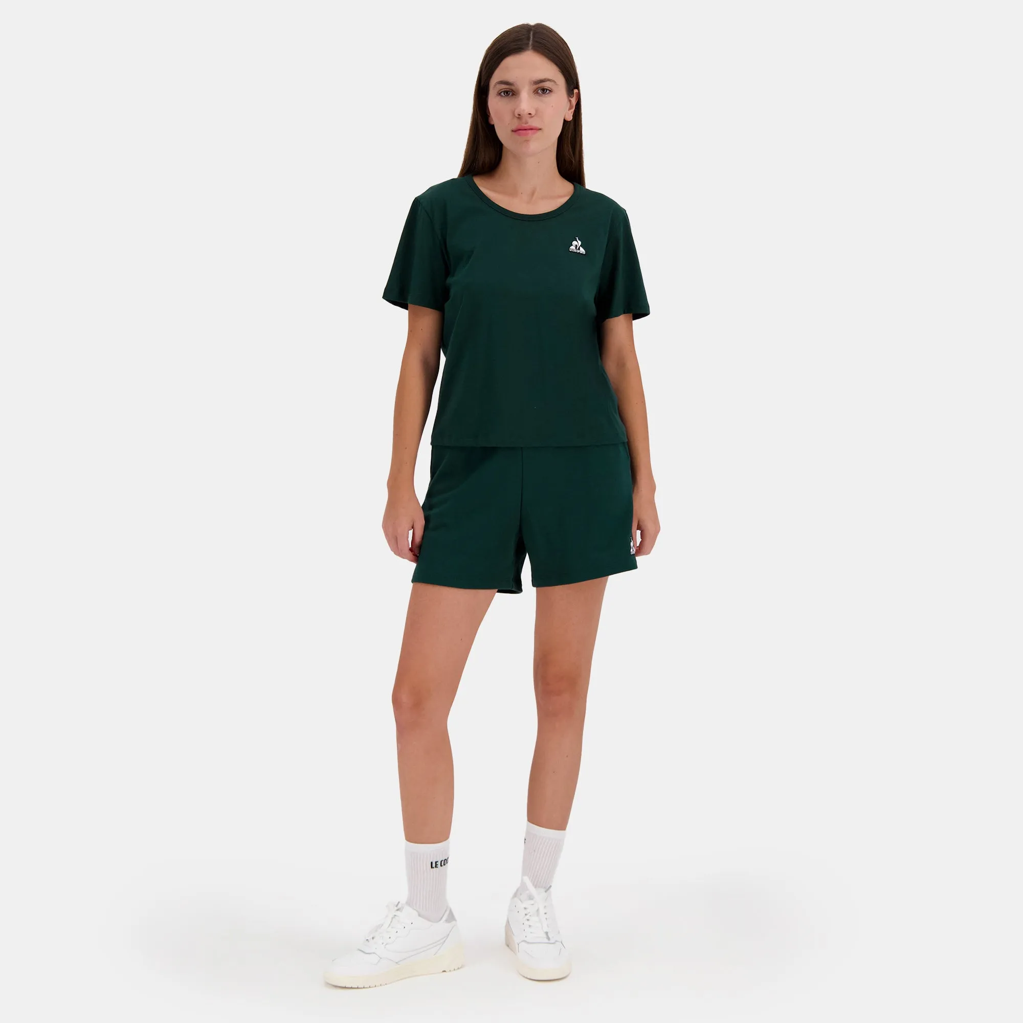 2510072-CONTEMPORAIN SP Tee SS N°1 W scarab | T-shirt Femme sold by Le Coq Sportif product image thumbnail 5