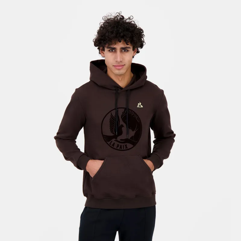 2424128-LA PAIX Hoody N°1 M molé | Sweat à capuche Homme sold by Le Coq Sportif