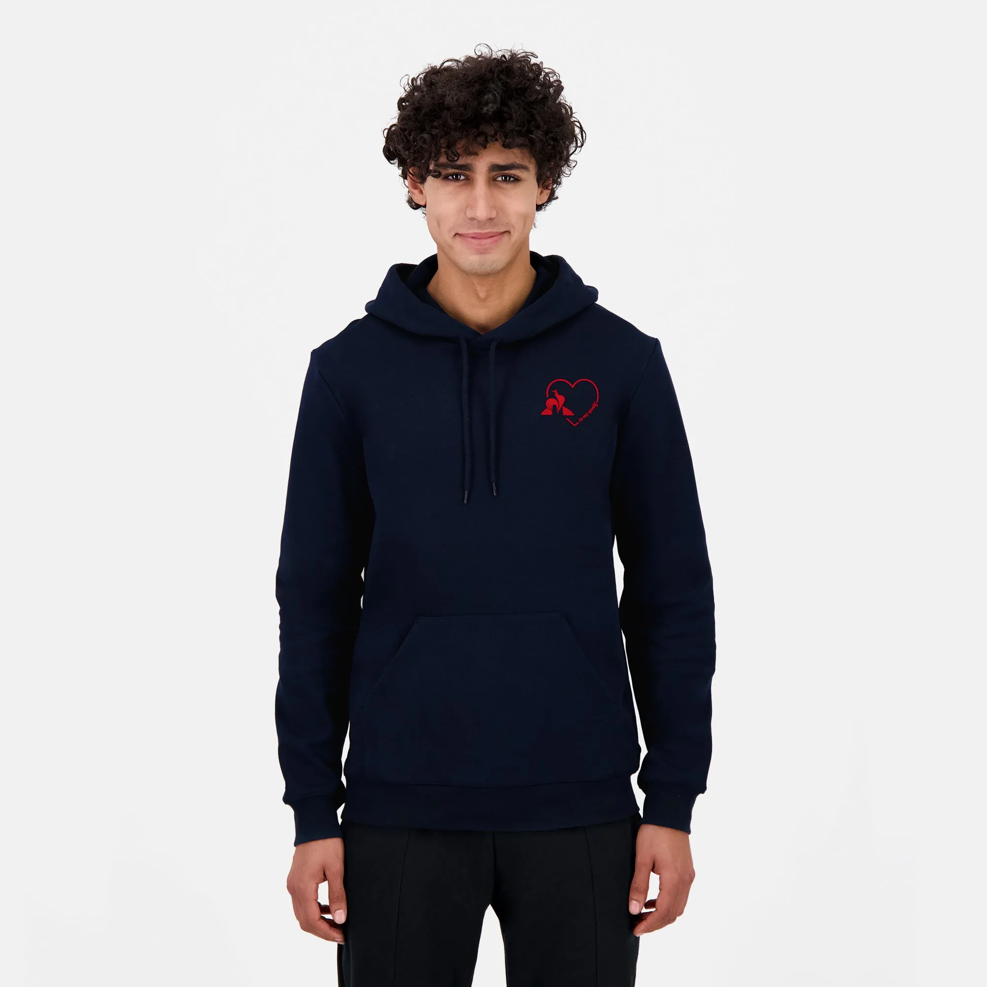 2510578-L'AMOUR DU SPORT Hoody N°1 M dark velvet | Sweat à capuche Unisexe sold by Le Coq Sportif product image thumbnail 4