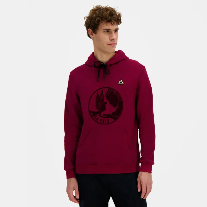 2424130-LA PAIX Hoody N°1 M rambo red | Sweat à capuche Homme sold by Le Coq Sportif