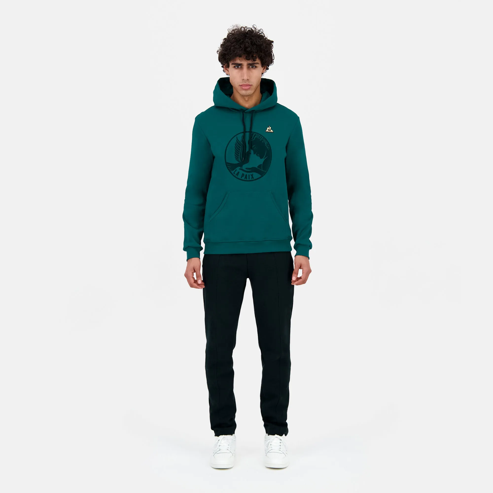 2424129-LA PAIX Hoody N°1 M deep teal | Sweat à capuche Homme sold by Le Coq Sportif product image thumbnail 5