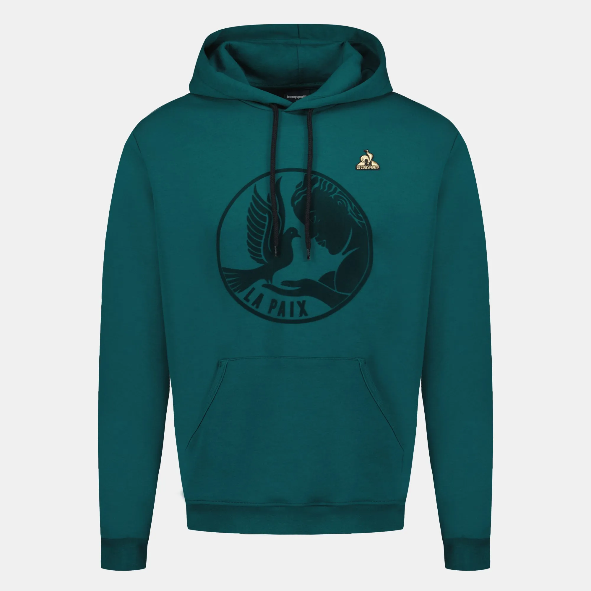 2424129-LA PAIX Hoody N°1 M deep teal | Sweat à capuche Homme sold by Le Coq Sportif product image thumbnail 2