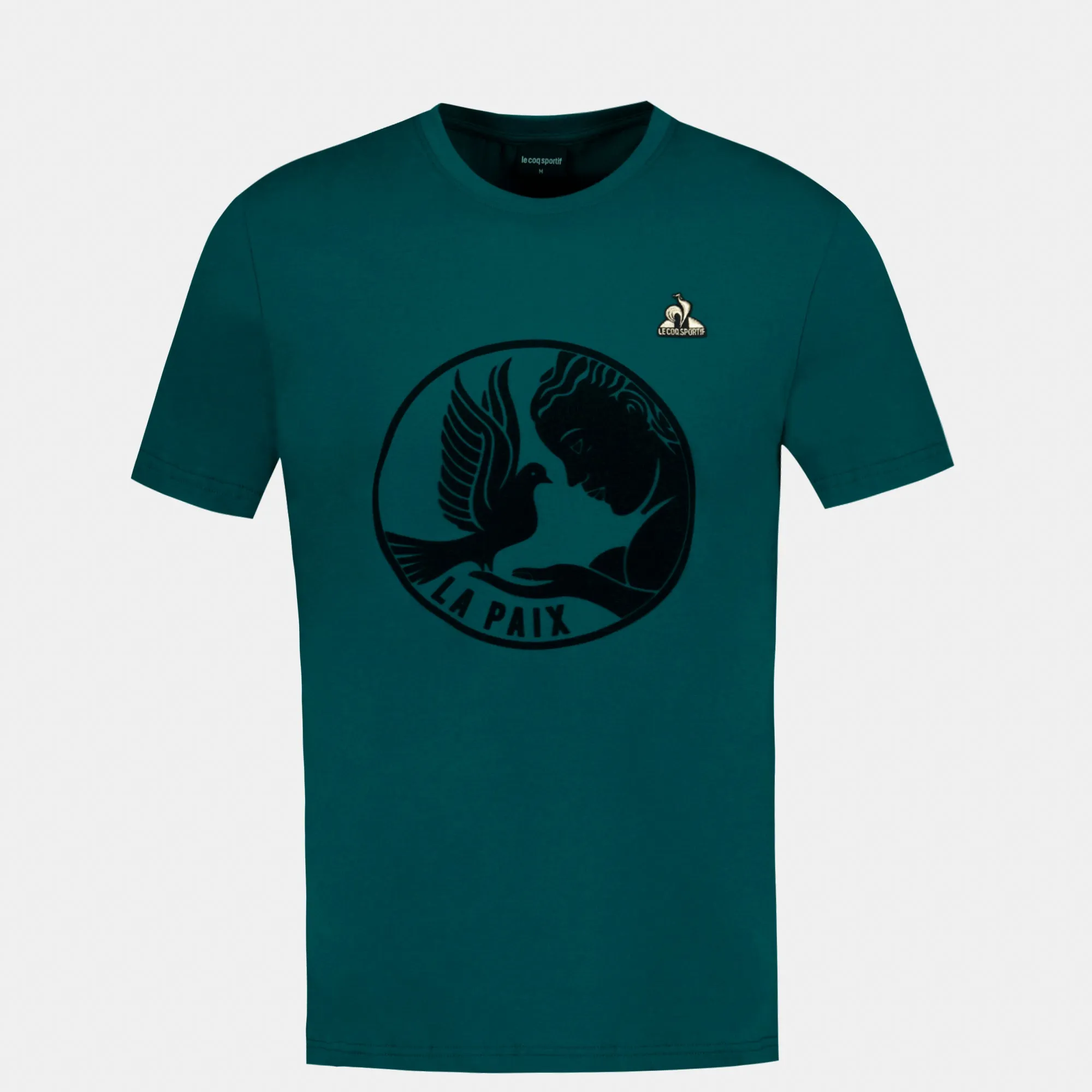 2424144-LA PAIX Tee SS N°1 M deep teal | T-shirt Homme sold by Le Coq Sportif product image thumbnail 2