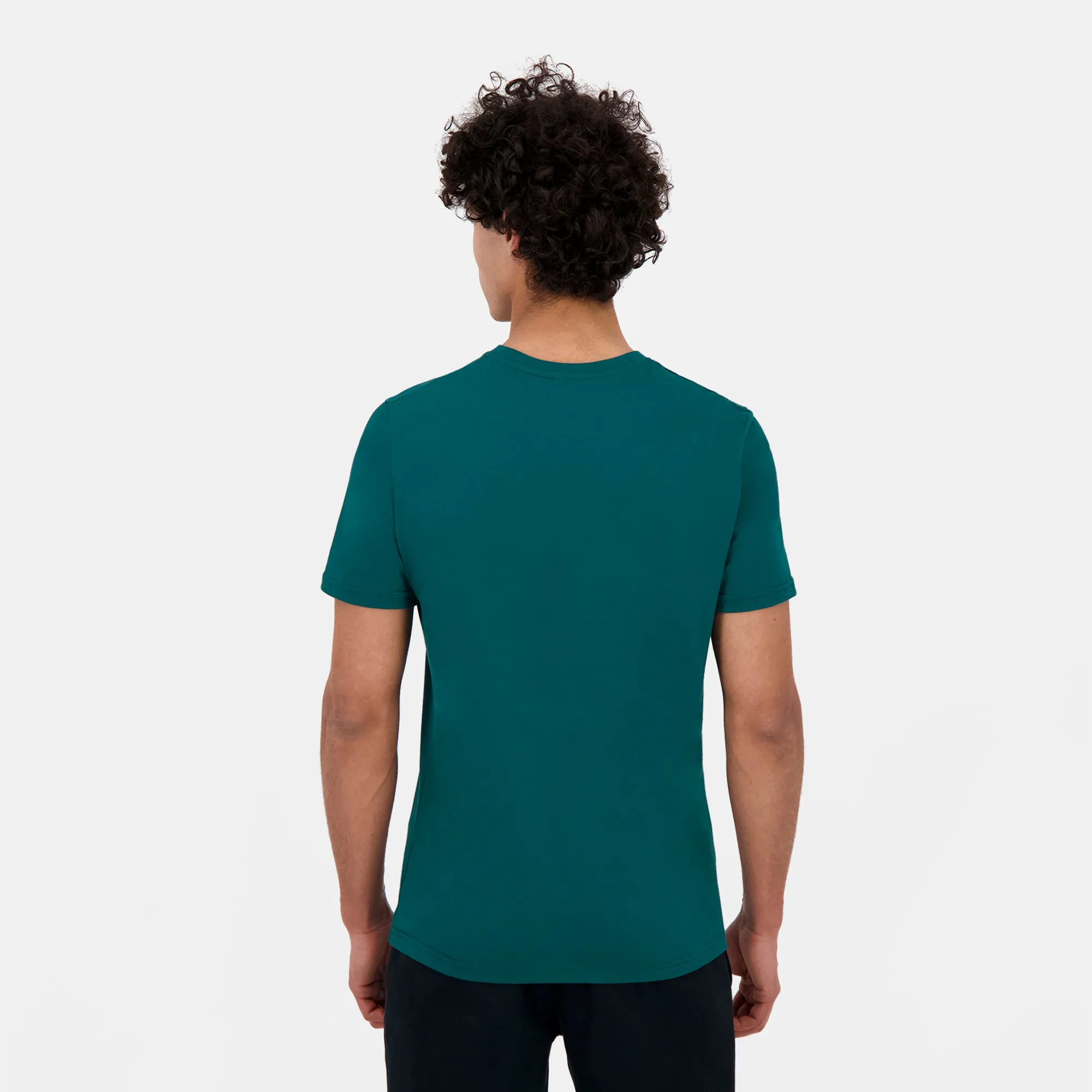 2424144-LA PAIX Tee SS N°1 M deep teal | T-shirt Homme sold by Le Coq Sportif product image thumbnail 4