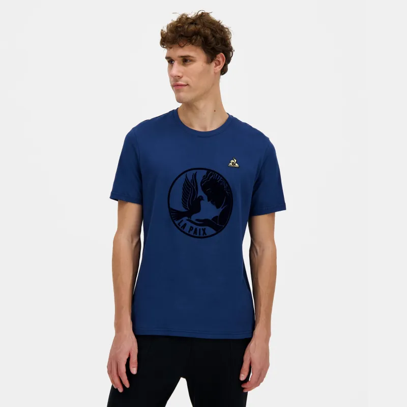2424146-LA PAIX Tee SS N°1 M insignia perf | T-shirt Homme sold by Le Coq Sportif