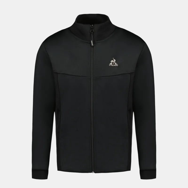 2520495-TECH SP FZ Sweat N°1 M black | Sweat zippé Homme sold by Le Coq Sportif