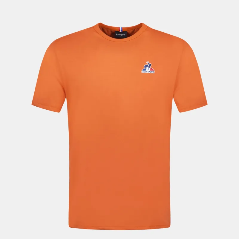 2520476-ESS Tee SS N°1 M orange camuset | T-shirt Homme sold by Le Coq Sportif