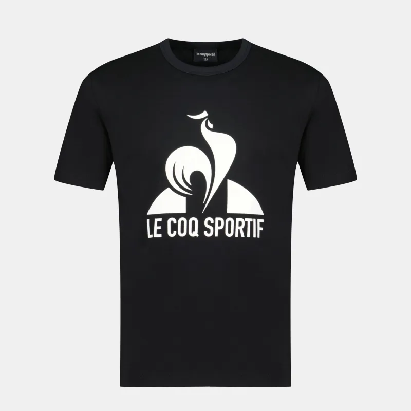 2520441-ESS Tee SS N°1 Enfant black light | T-shirt Enfant sold by Le Coq Sportif