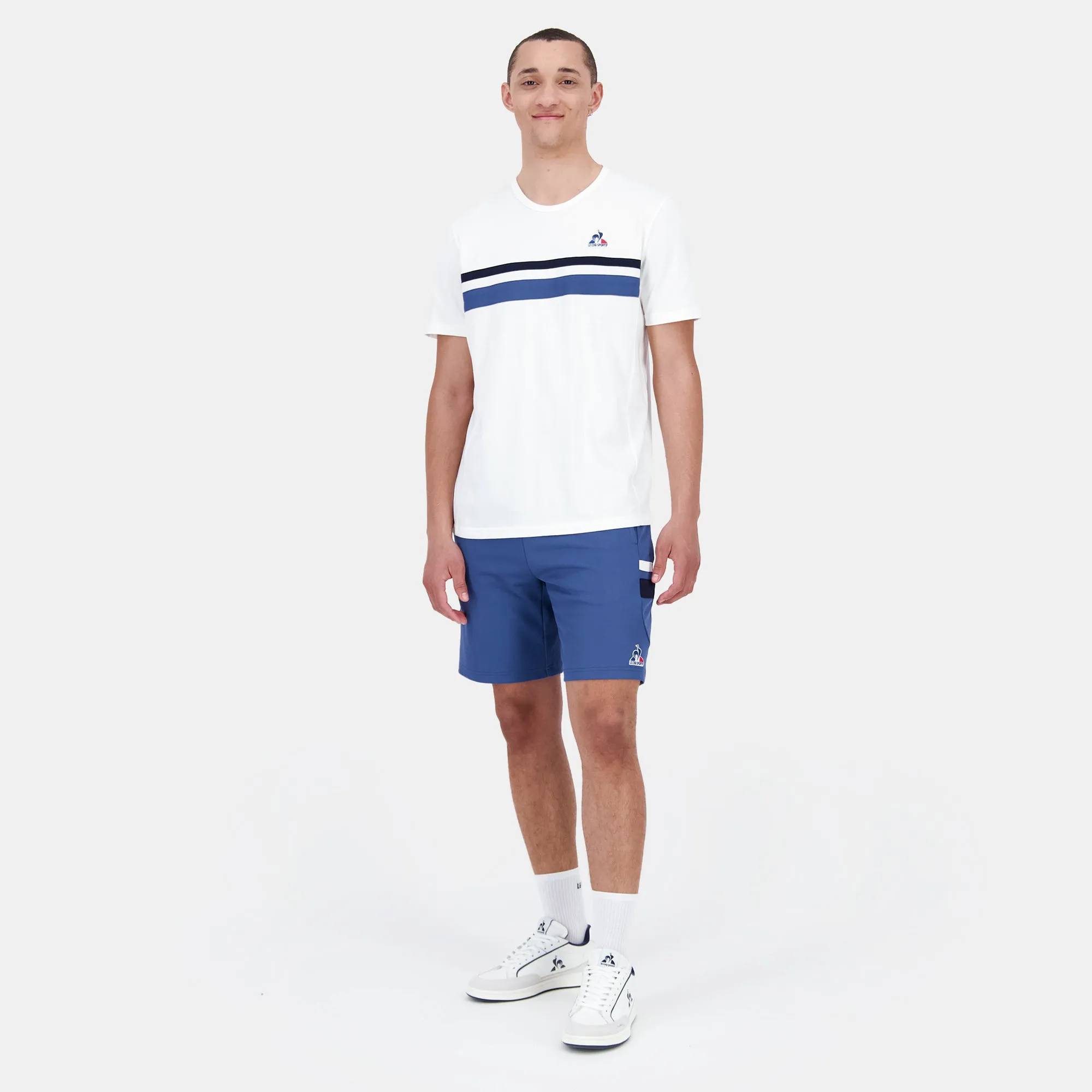 2520337-HERITAGE SP Tee SS N°2 M marshmallow | T-shirt Homme sold by Le Coq Sportif product image thumbnail 3