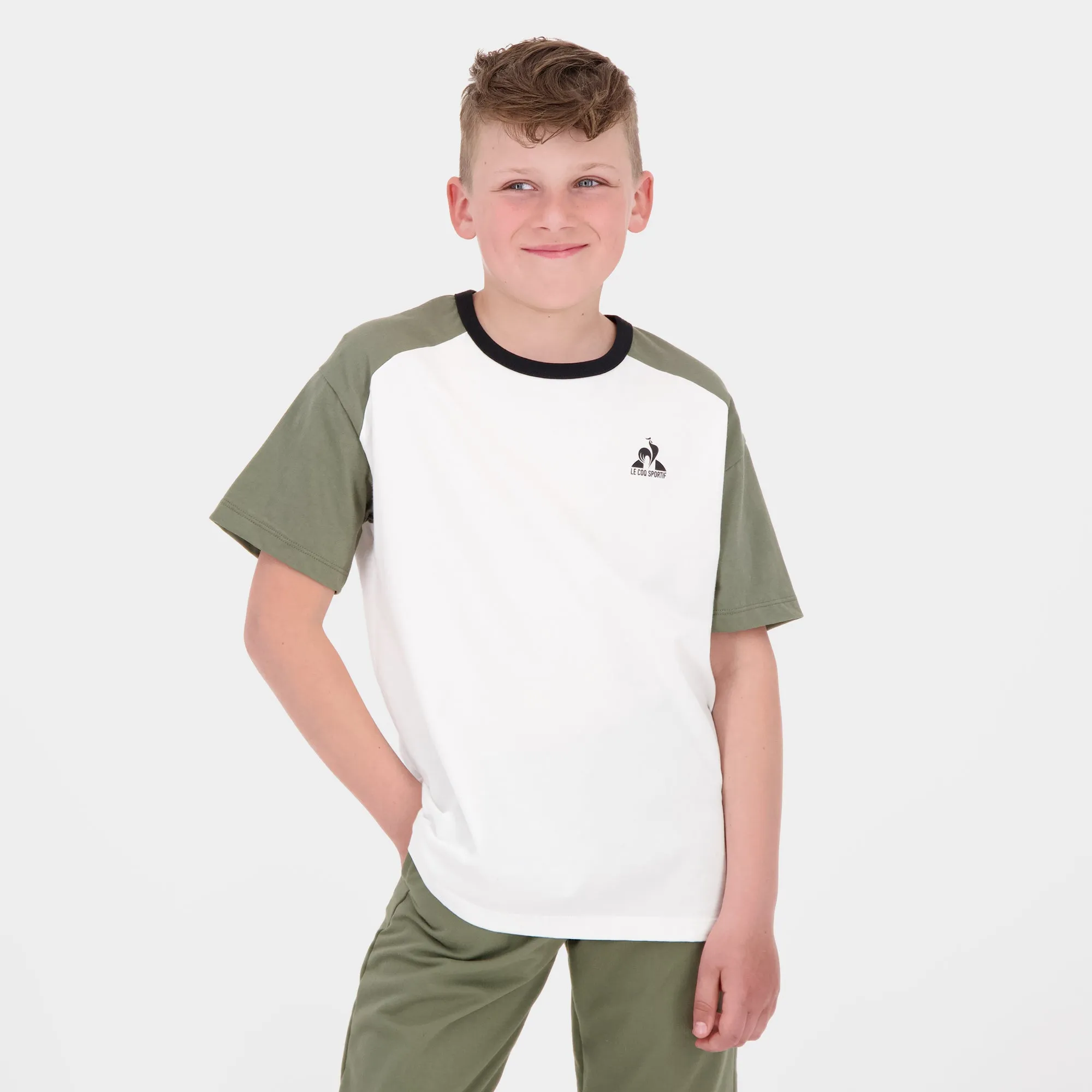 2520305-GRAPHIQUE Tee SS N°2 ENFANT marshmallow | T-shirt Enfant sold by Le Coq Sportif product image thumbnail 4
