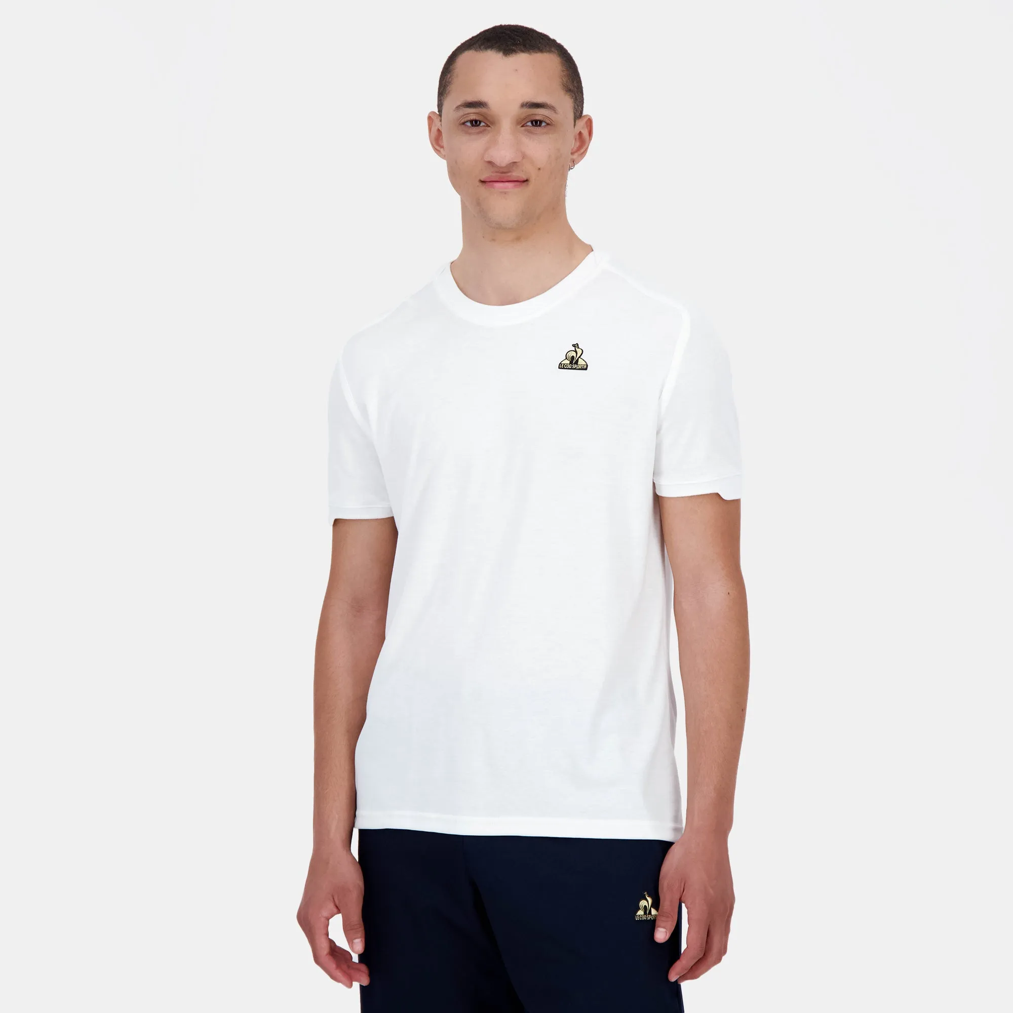 2510095-COQ D'OR Tee SS N°2 M new optical white | T-shirt Homme sold by Le Coq Sportif
