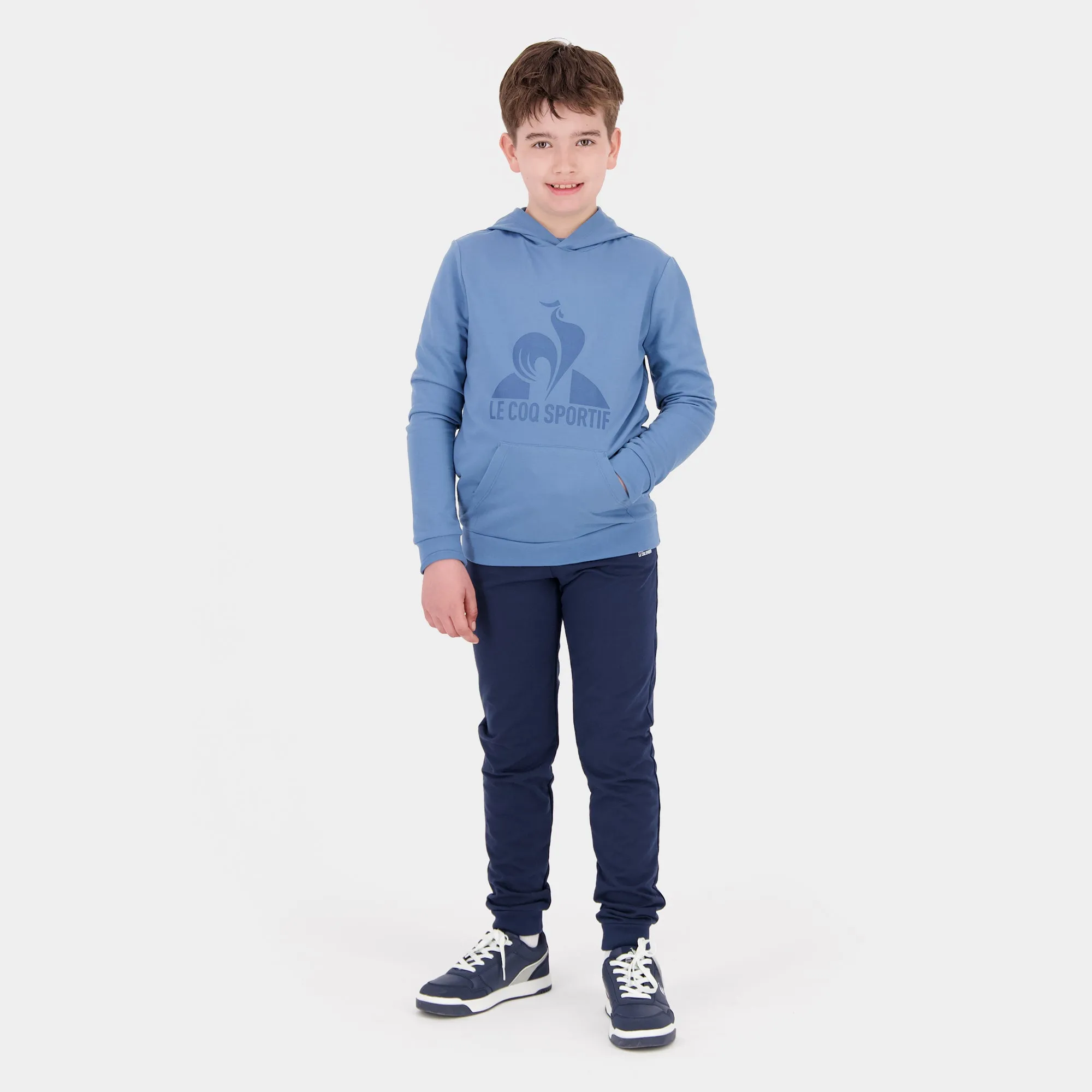 2520444-ESS Hoody N°1 Enfant copen blue | Sweat à capuche Enfant sold by Le Coq Sportif product image thumbnail 5