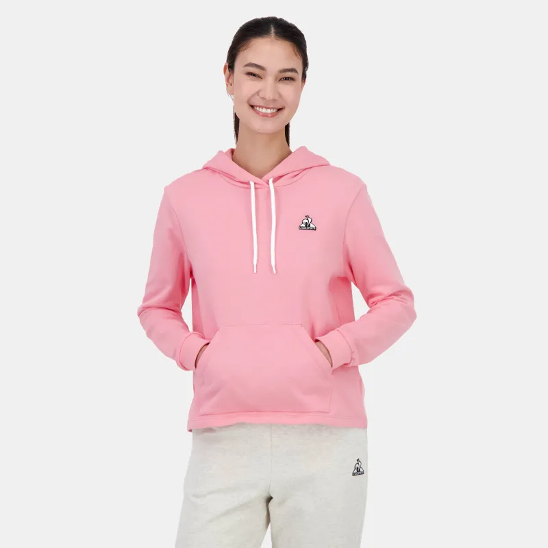 2520372-CONTEMPORAIN SP Hoody N°1 W pink icing | Sweat à capuche Femme sold by Le Coq Sportif