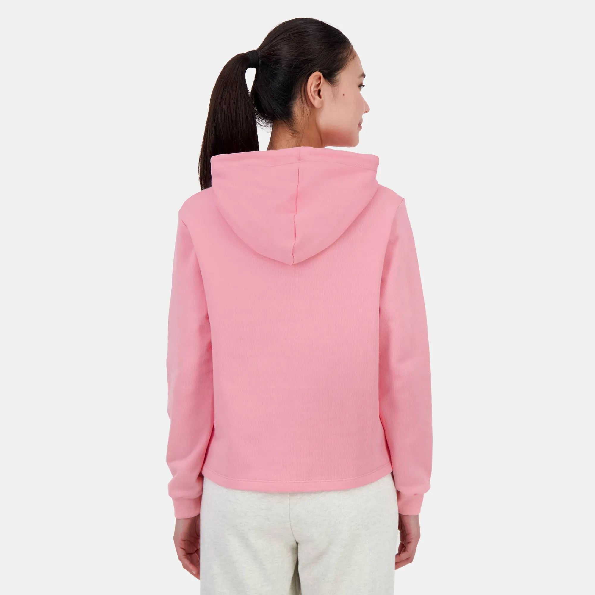 2520372-CONTEMPORAIN SP Hoody N°1 W pink icing | Sweat à capuche Femme sold by Le Coq Sportif product image thumbnail 2