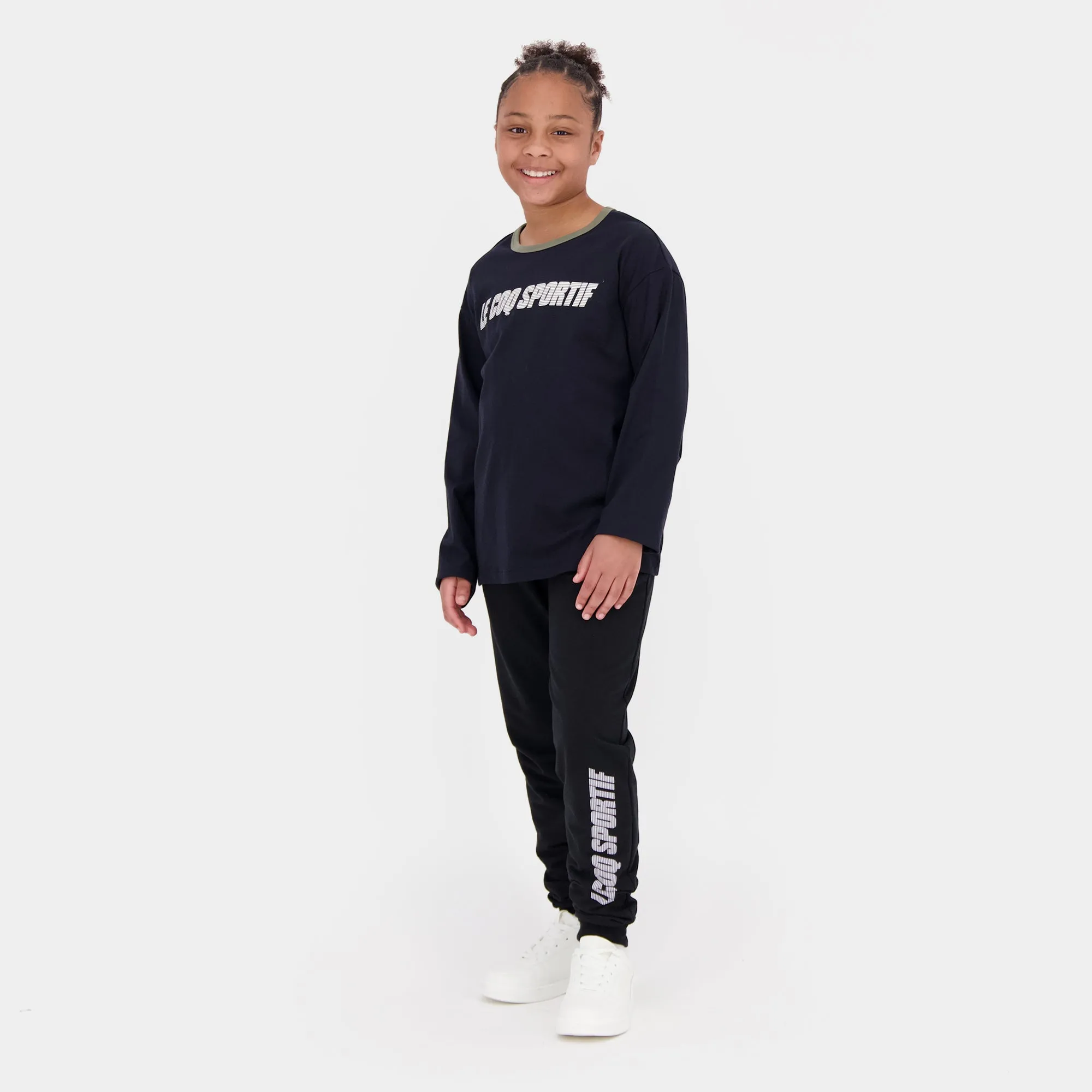 2520307-GRAPHIQUE Tee SL N°1 ENFANT black light | T-shirt manches longues Enfant sold by Le Coq Sportif product image thumbnail 4