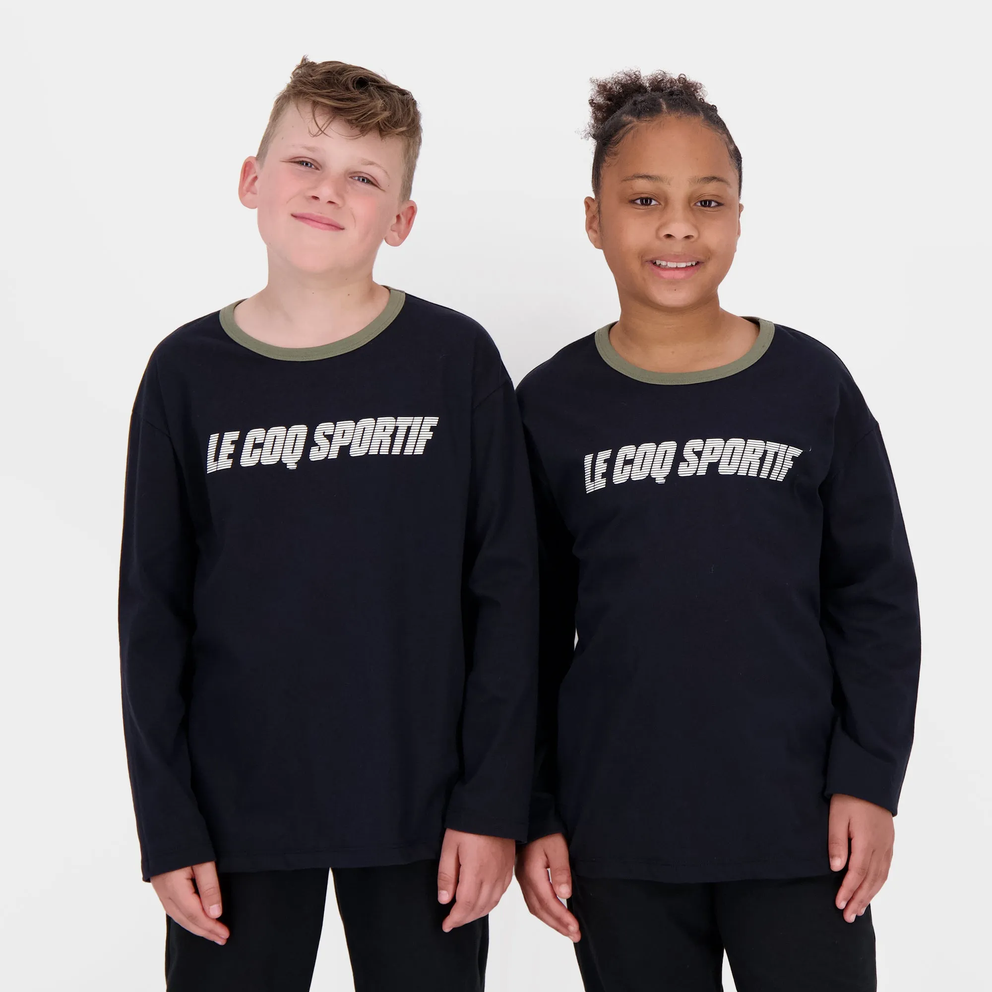 2520307-GRAPHIQUE Tee SL N°1 ENFANT black light | T-shirt manches longues Enfant sold by Le Coq Sportif product image thumbnail 3