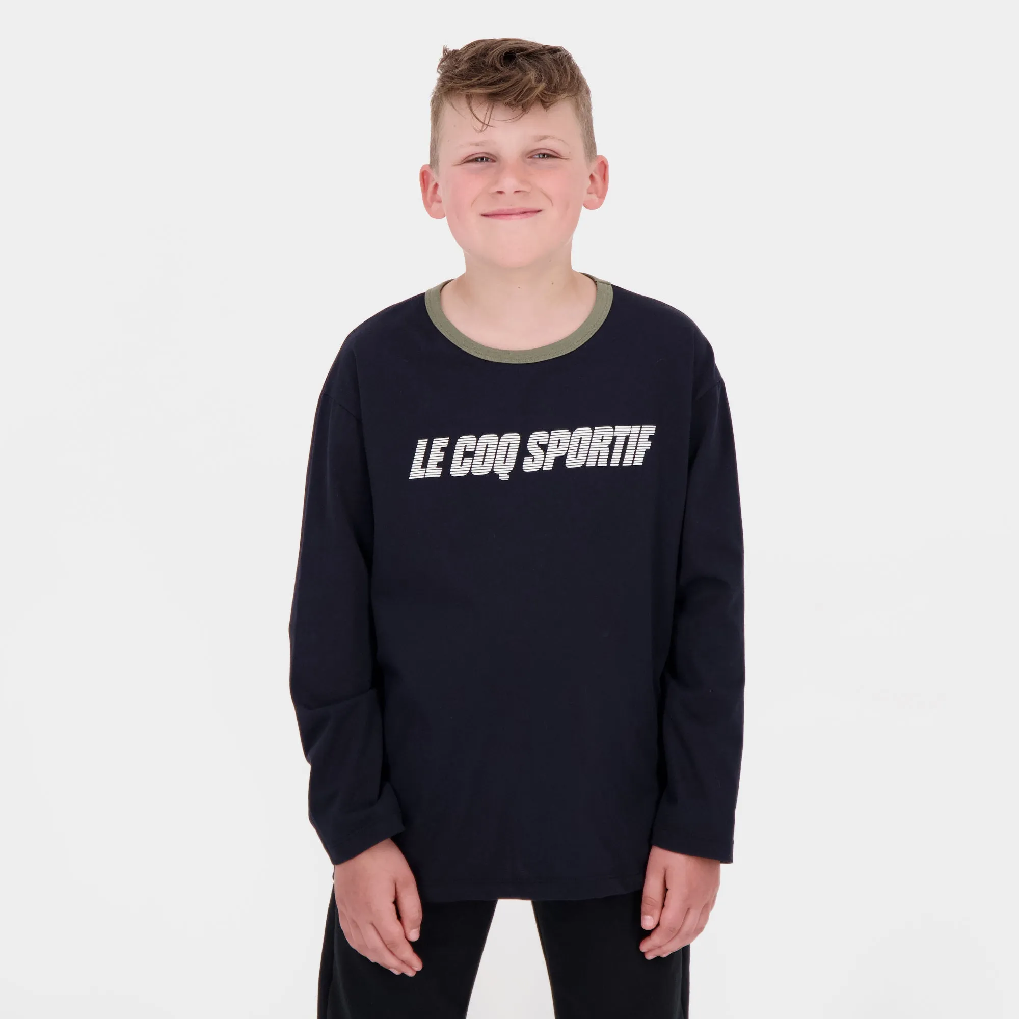 2520307-GRAPHIQUE Tee SL N°1 ENFANT black light | T-shirt manches longues Enfant sold by Le Coq Sportif product image thumbnail 5